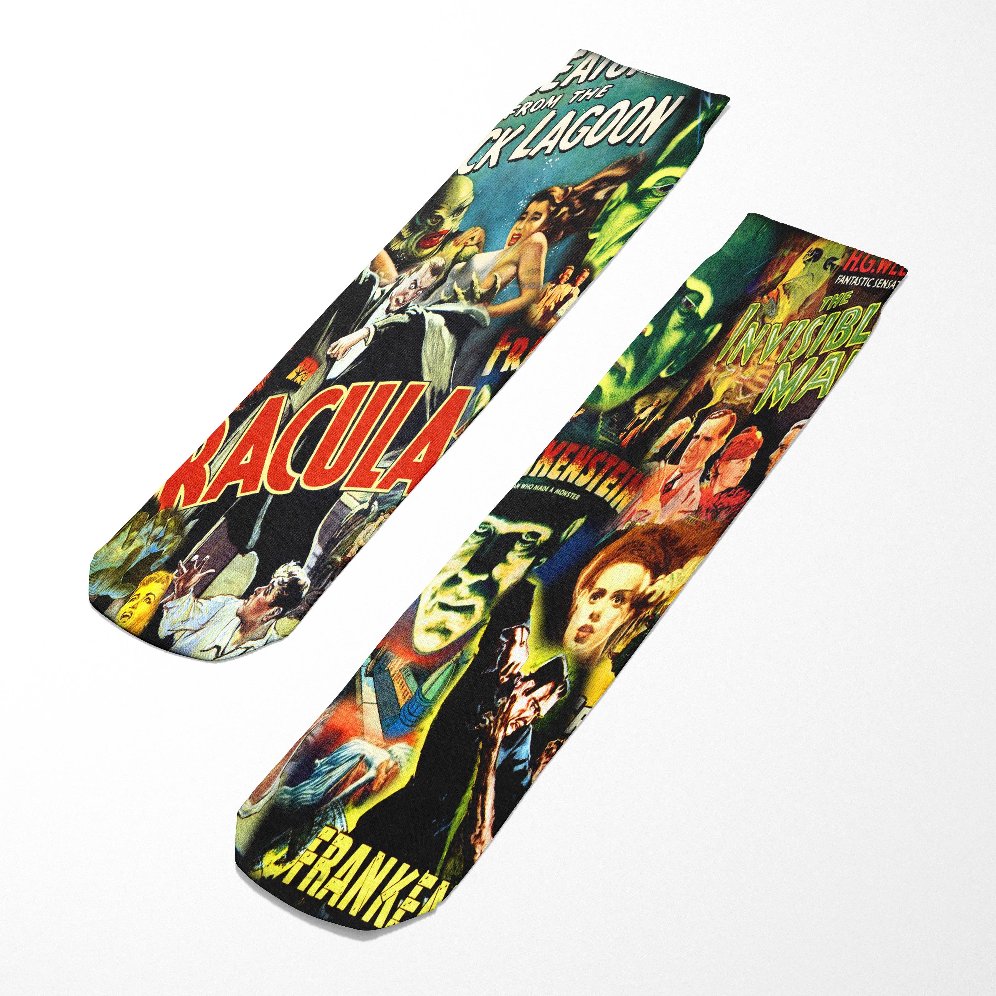 Shady Front - Wholesale Socks - Unisex - Universal Monsters Socks1