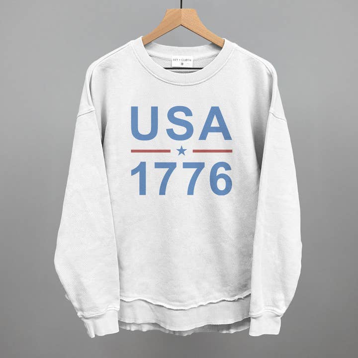 Ivy + Cloth - Wholesale Graphic Sweatshirt - Women's - USA 1776