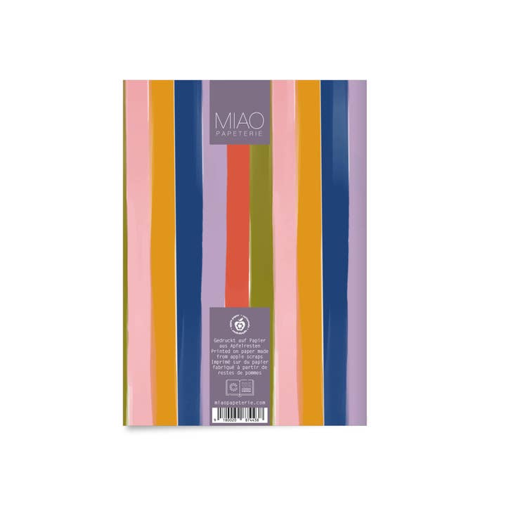 MIAO Papeterie - Wholesale Notebook - Stripes | Notebook DINA64