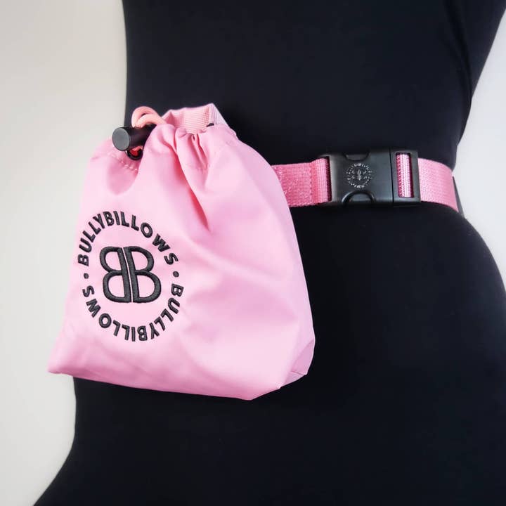 Bolsa para golosinas de perro - Rosa para venta al por mayor de BullyBillows Ltd