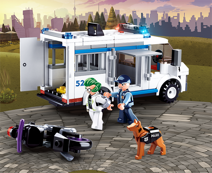 Sluban Europe BV - Wholesale Toy Set - Kids - M38-B0652//Police prisoner transport6