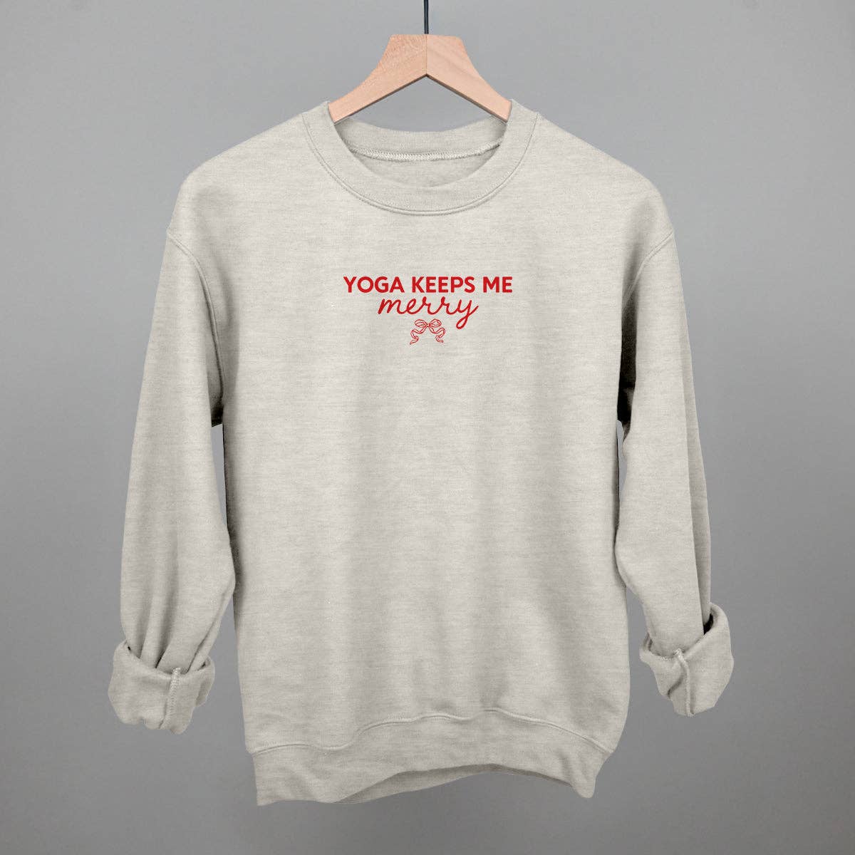 Ivy + Cloth - Wholesale Screen Printed T-Shirt - Women's - Yoga Keeps Me Merry10