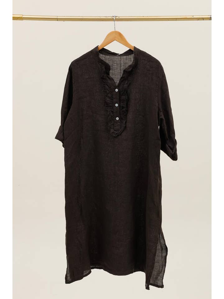 la maison des fibres naturelles - Wholesale Dress - Women's - Dress 20222 100% linen5