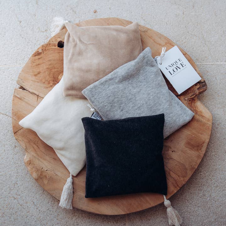 UNIQUE LOVE Design - Wholesale Spa/Therapy Pillow - Cherry stone pillow - natural cream4