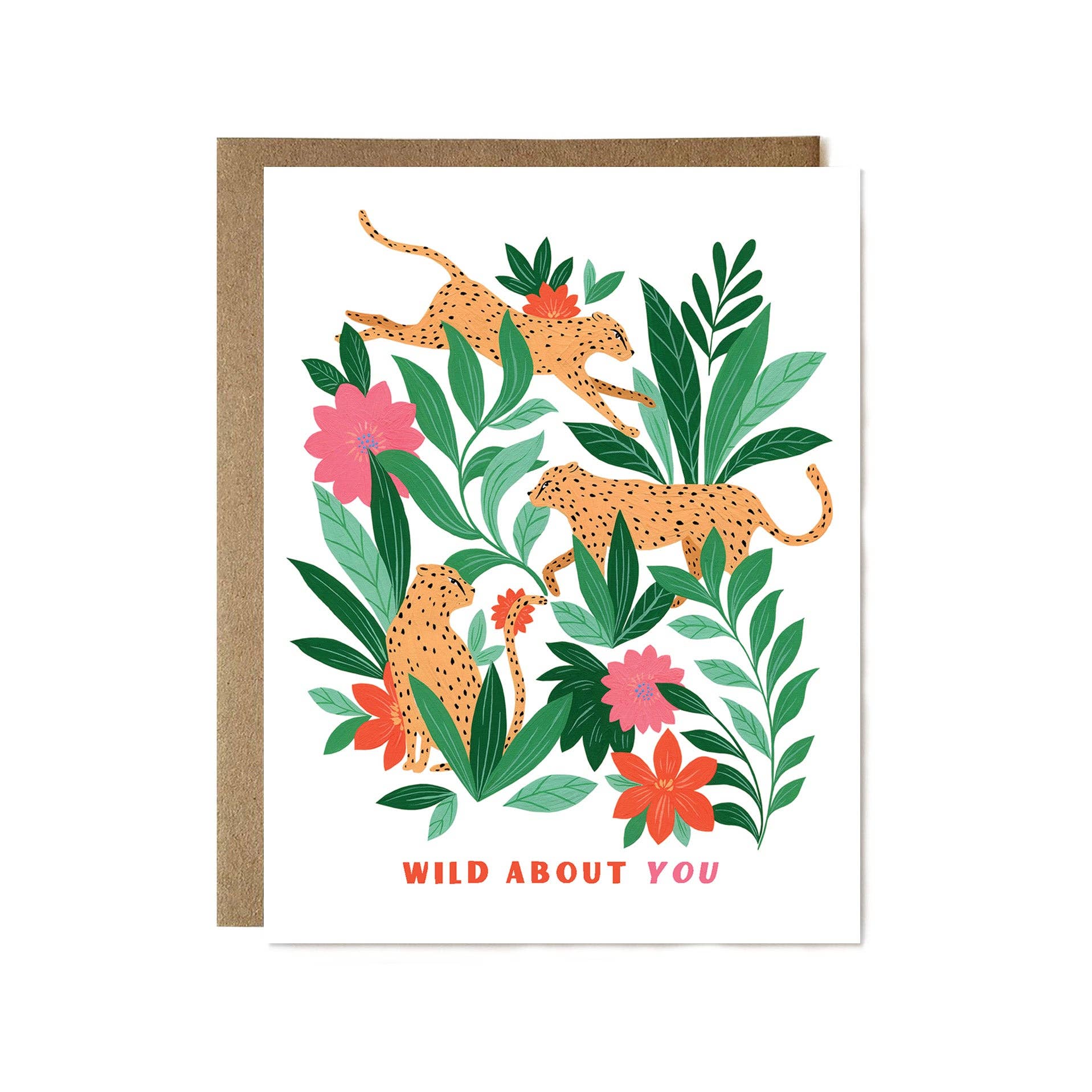 Ula Bloom - Wholesale Love Card - Wild About You Card