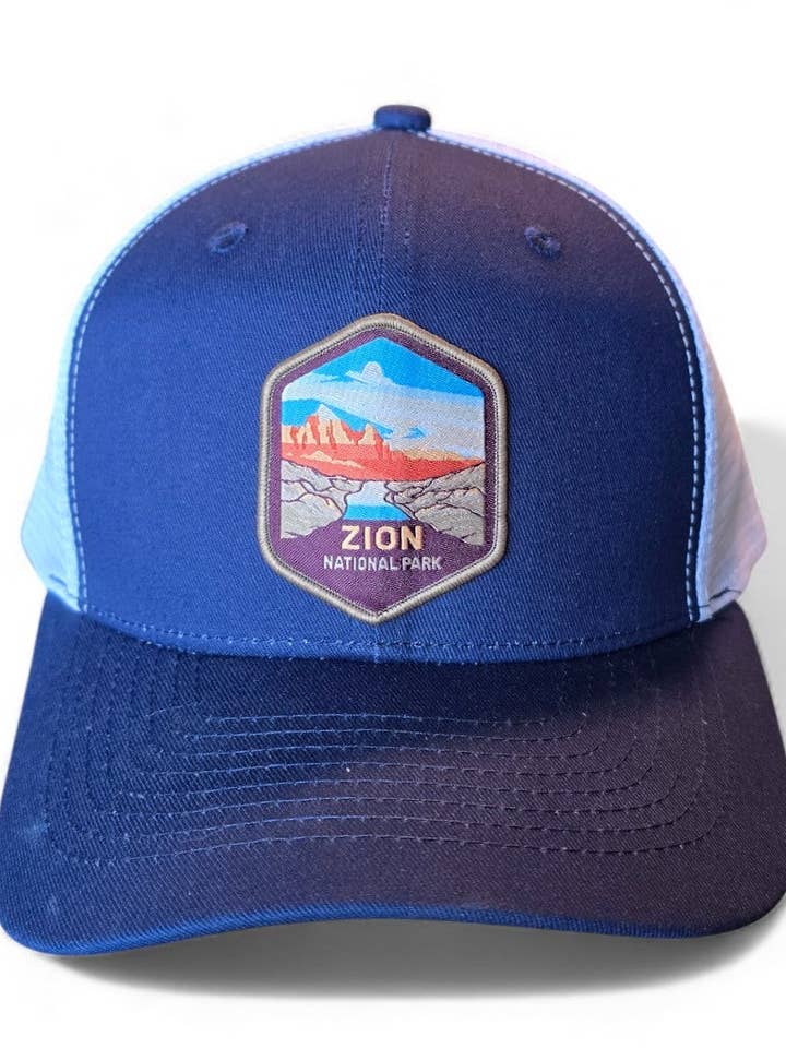 Zion National Park Trucker Hat | Utah Souvenir Hiking Cap for wholesale by Moove Headwear