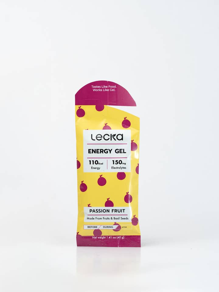 Energy Gel - Passionsfrugt - 12-pakningsæske for engroshandel hos Lecka