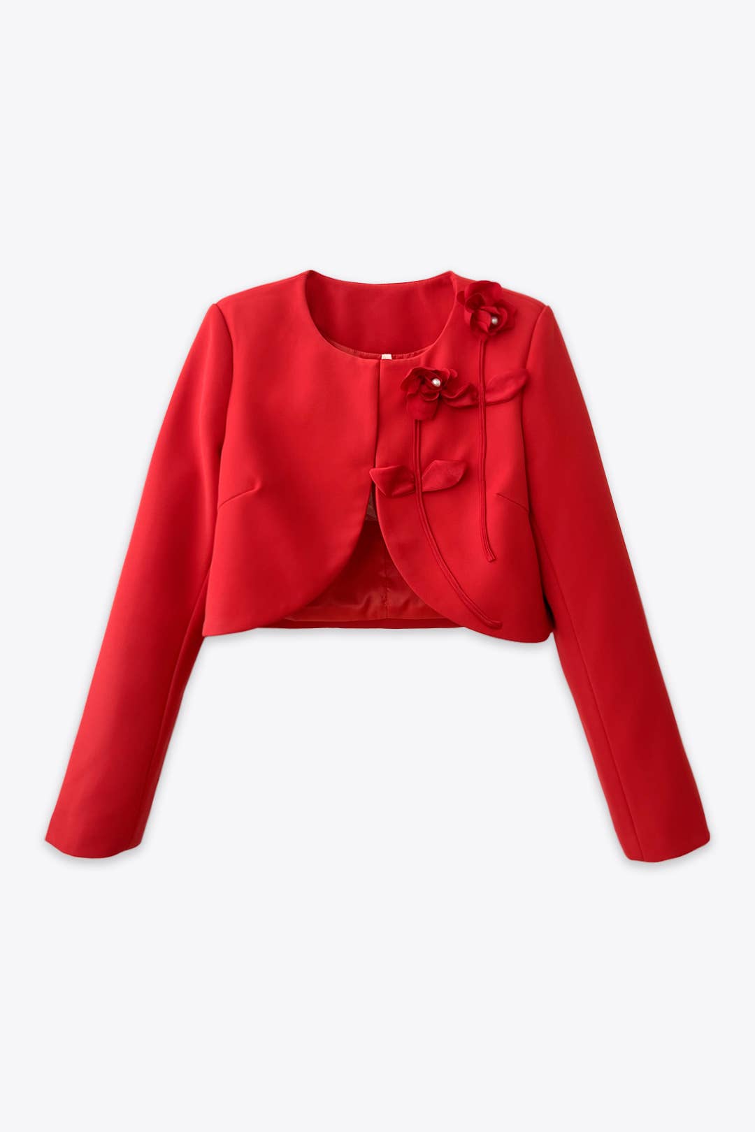 ELLI WHITE - Wholesale Jacket - Women's - Contrasted floral short jacket4