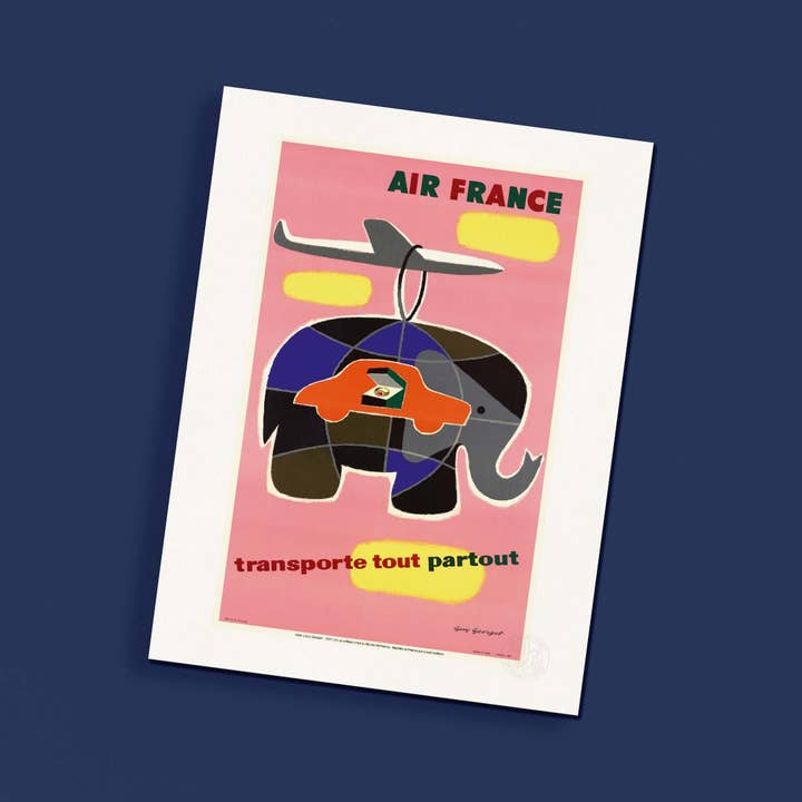 Oneart - Wholesale Poster - Air France Poster / Transports Everything, Everywhere - AFL00842