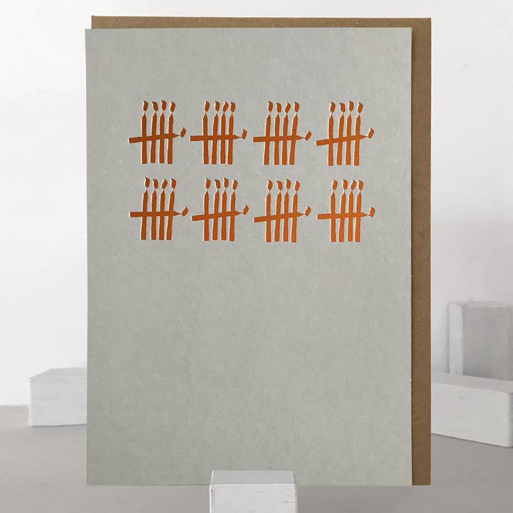 40th Birthday Card | Copper Foil Birthday Card | Luxury for wholesale by Purpose & Worth etc