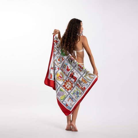 Ceramiche De Simone - Wholesale Strandlaken - Patchwork Strandlaken TM150PI1