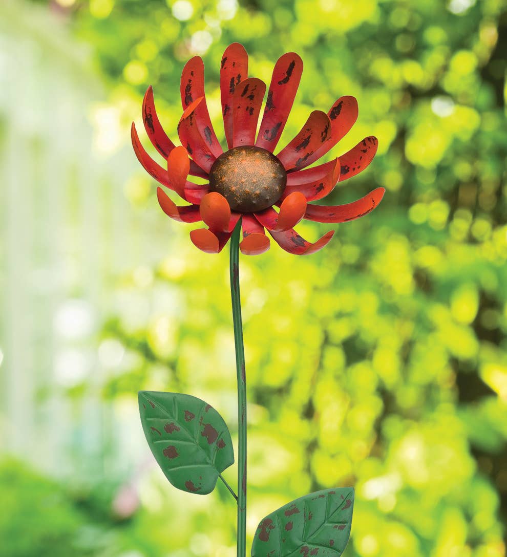 Regal Art & Gift - Wholesale Garden/Lawn Stake - 36" Rustic Flower Stake - Mum3