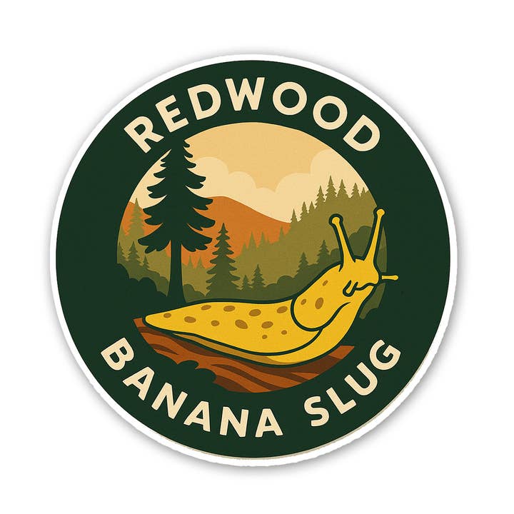Pegatina de babosa de plátano de Redwood para venta al por mayor de Sticker Atlas