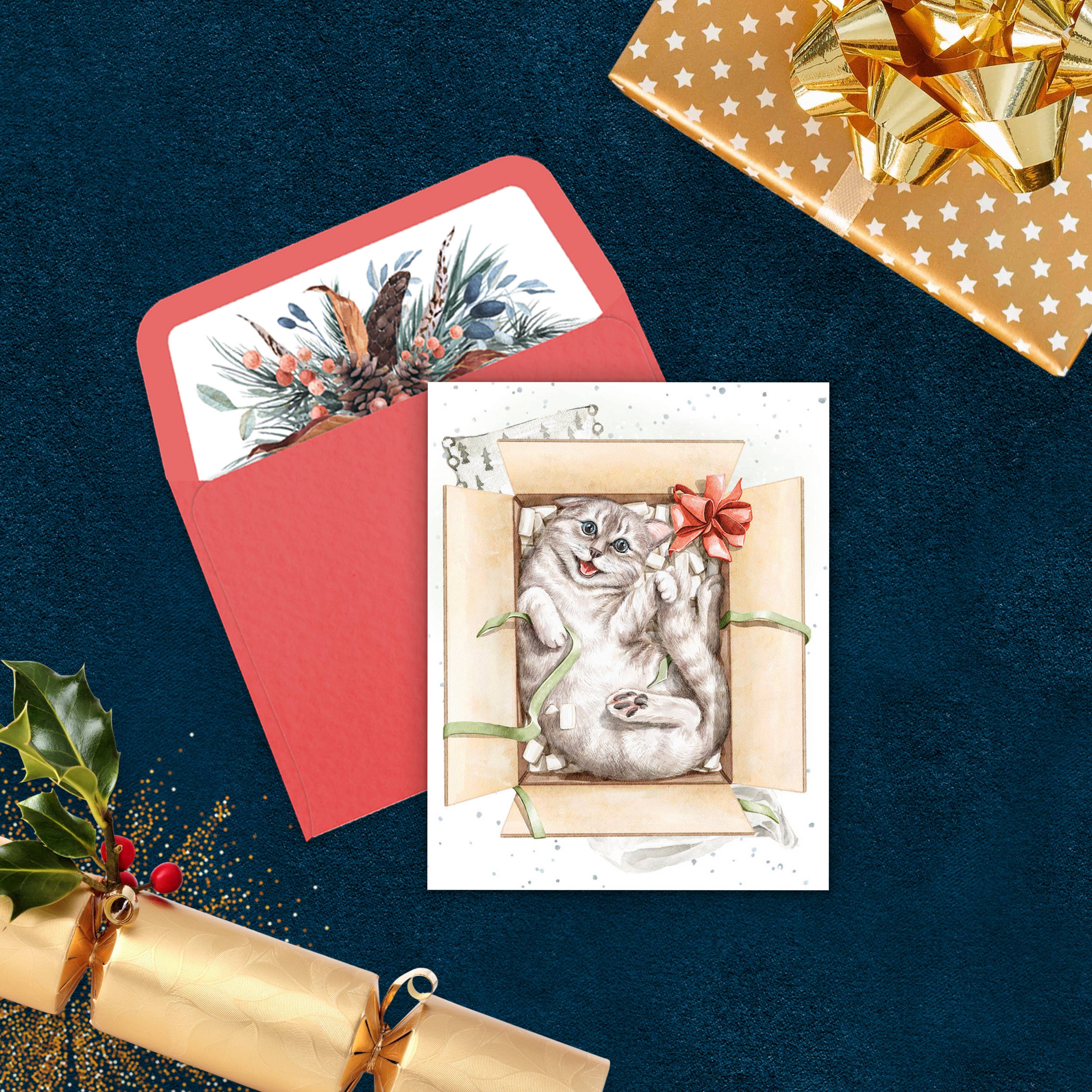 Norcard Enterprises LTD - Wholesale Stationery/Notecard Set - ENC/Sur-Purrise0