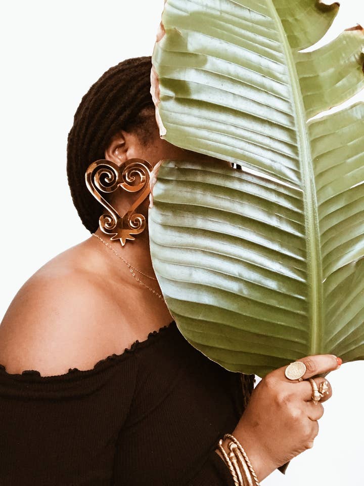 Sankofa örhängen för wholesale av Afrohemien