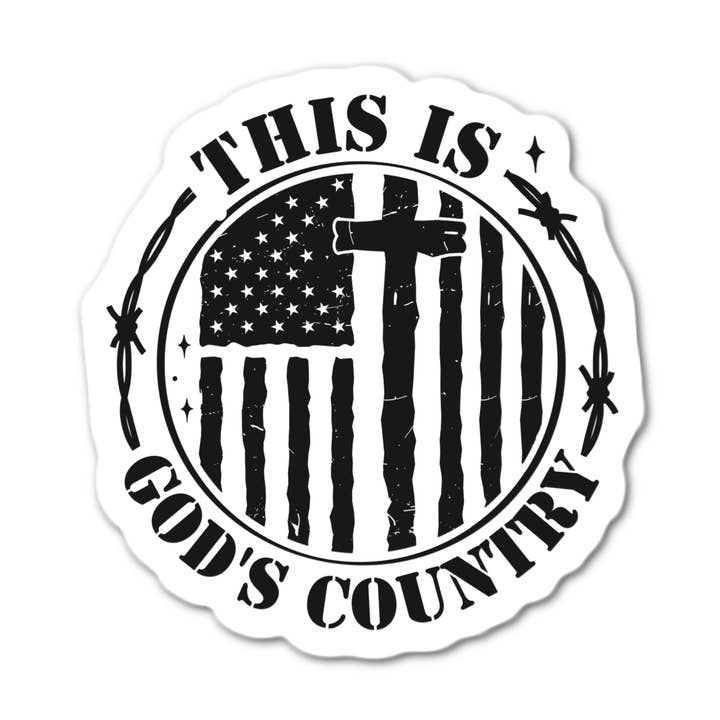 This Is God's Country Sticker for wholesale by Stick-It Expressions