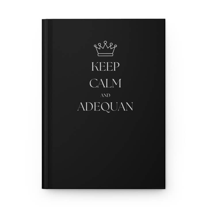 Hardcover Journal Matte - Keep Calm for wholesale by un.sus.tain.a.ble equestrian
