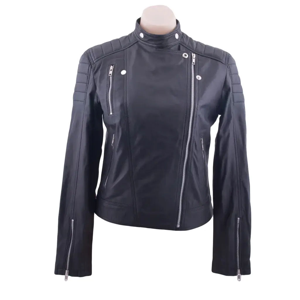 Johnny Be Good – wholesale Leather jacket – Women′s – PATTI - LEATHER BOMBER JACKET0