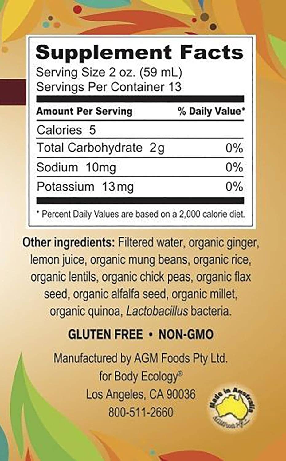 Body Ecology - Wholesale Sports/Energy Drink - InnergyBiotic8