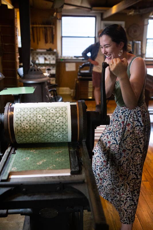 Papillon Press - Wholesale Art Print - Japanese Camellia Block Print7