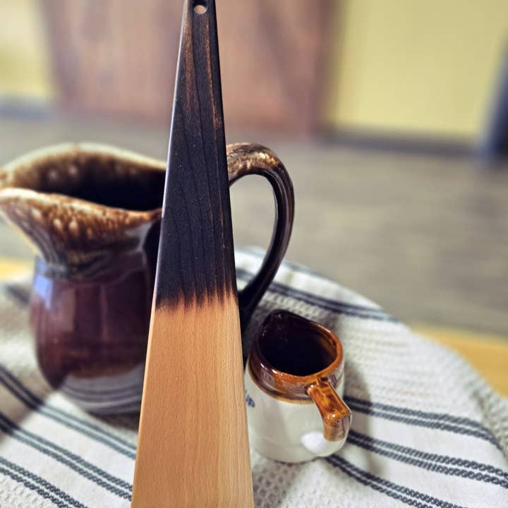 Two Ravens: Tool & Craft - Wholesale Spatula/Turner - ‘Outlaw’ Spatula - Handmade Wood Kitchen Utensil0