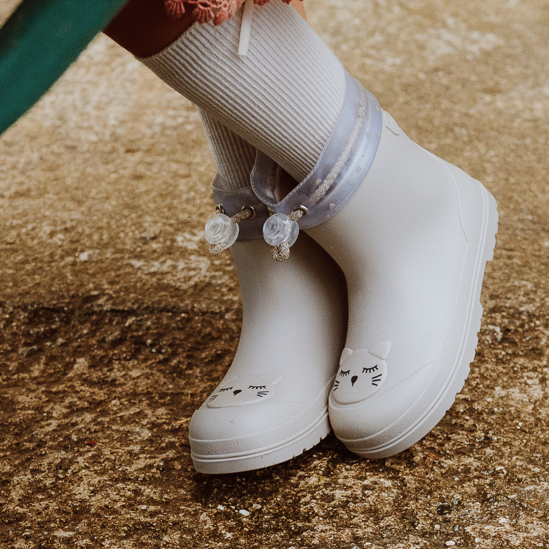 Pituka Wear – wholesale Rain Boots – Child – Barefoot Wellington Boot Mendi Cat - Igor1