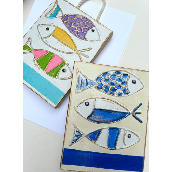 Coddiwomple - Vente Pancarte - Panneau Coastal Fish | Personnalisation personnalisée de la plage nautique 4