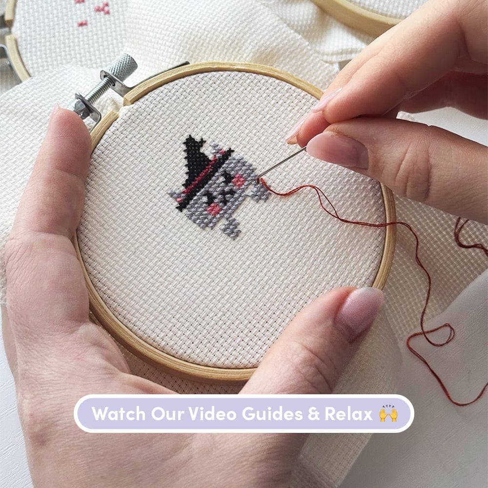 Craft Club - Wholesale Embroidery/cross-stitch supplies - TRICK OR TREAT MINIS - Cross Stitch Kit5