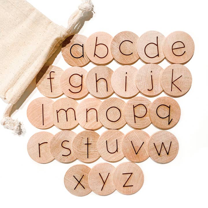 Tree Fort Toys - Wholesale Learning cards – Child & baby - Alphabet Discs (Double Sided)