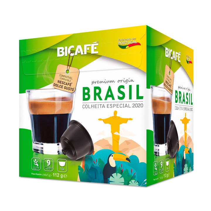 Café Brasil - Dolce Gusto-kompatible kapsler for engroshandel hos Bicafé