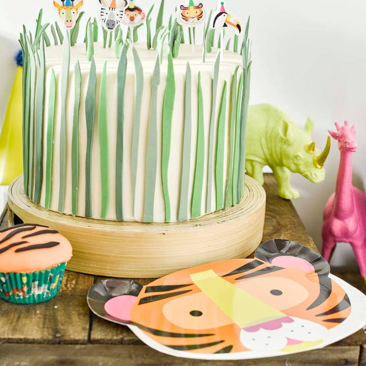 Talking Tables USA - Wholesale Disposable Plate - Animal Face Party Plates | 12 Pack | Kids Party |