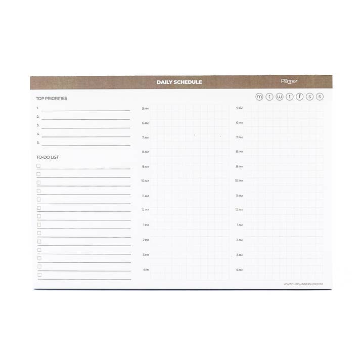 24-Hour Planner Pad for wholesale by THE PLANNER SHOP