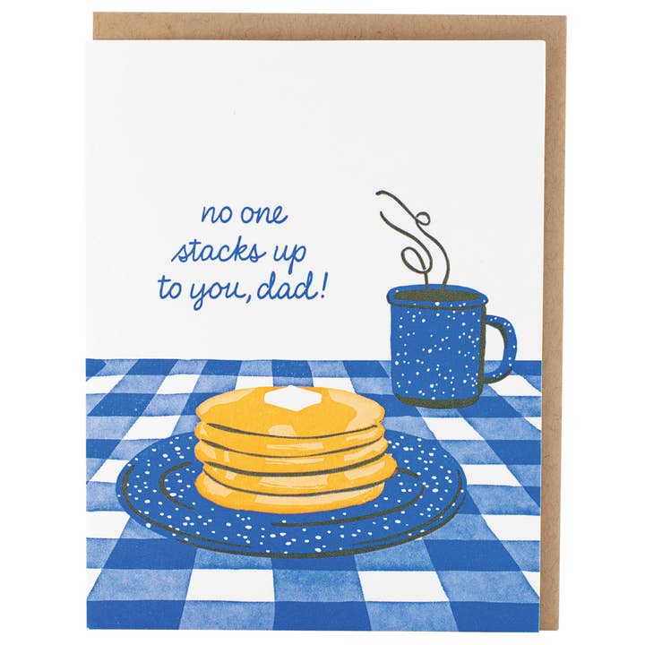 Pancake Breakfast Father's Day Card for wholesale by Smudge Ink