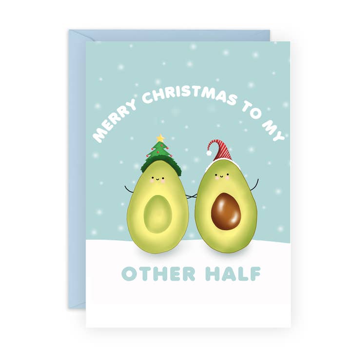 MERRY CHRISTMAS TO MY OTHER HALF Christmas Card for Him, Her for wholesale by Central 23 Cards
