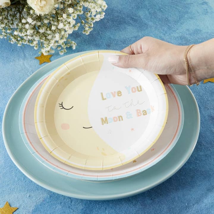 Kate Aspen – wholesale Disposable plate – Twinkle Twinkle 7 in. Premium Paper Plates (Set of 16)3
