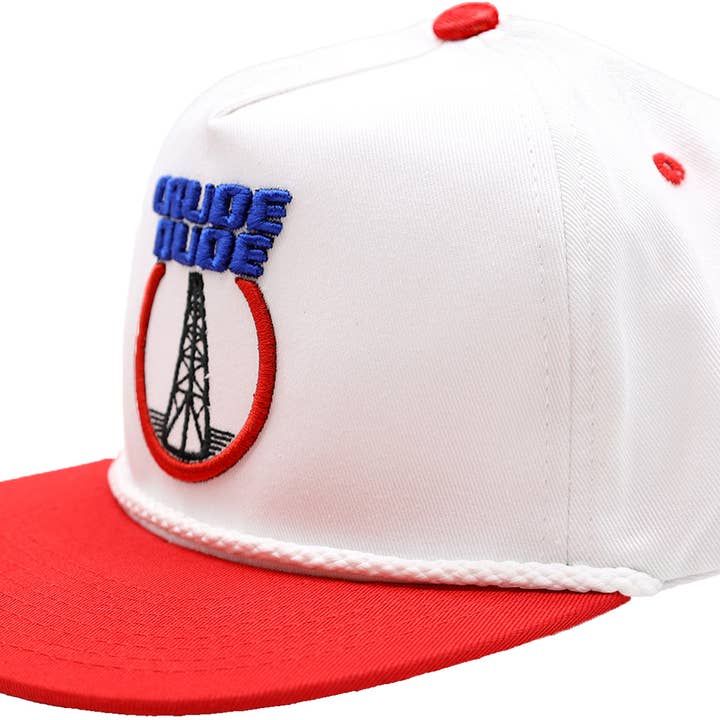 East Texas Sales & Service - Wholesale Trucker Hat - Unisex - Flat Bill Rope Hat - Oilfield - Crude Dude