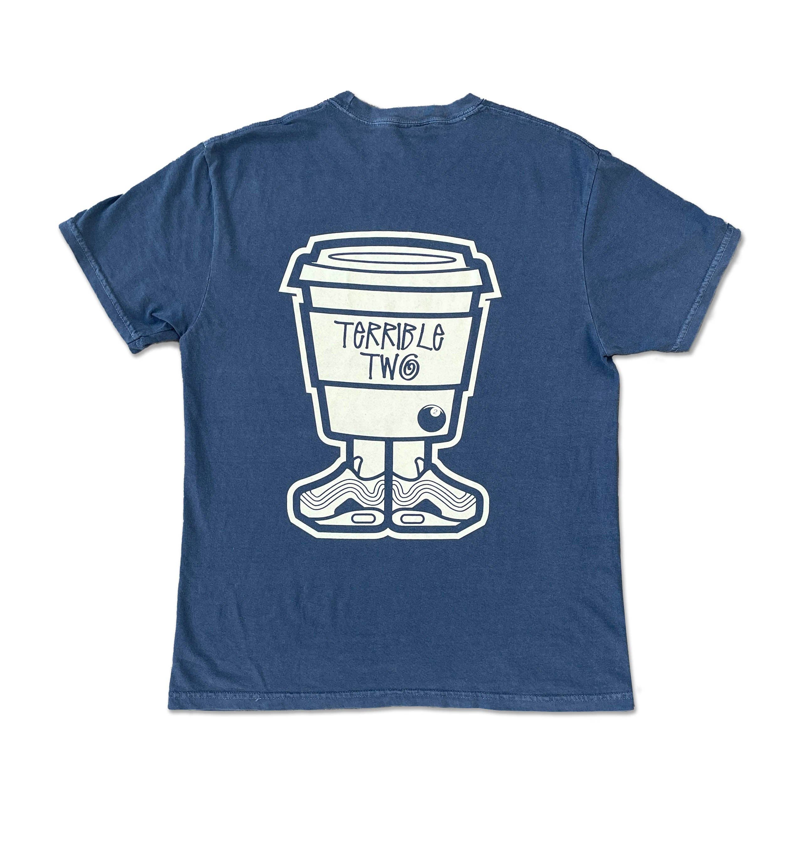 Coffee Dude - Wholesale Screen Printed T-Shirt - Unisex - Terrible Two - Tee3