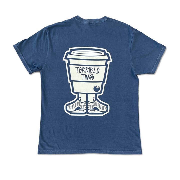 Coffee Dude - Wholesale Screen Printed T-Shirt - Unisex - Terrible Two - Tee3
