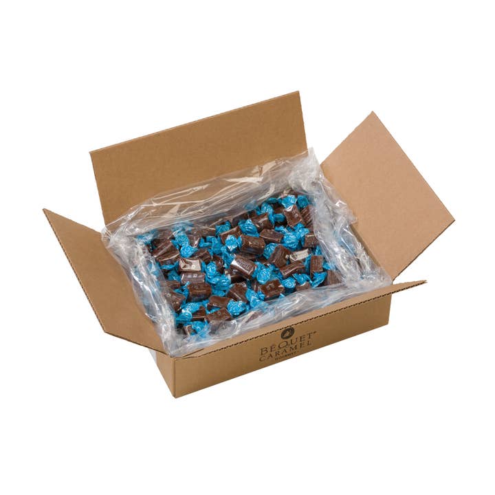 Béquet Confections - Wholesale Caramel - Béquet Gourmet Caramel 5 lb Bulk Box4