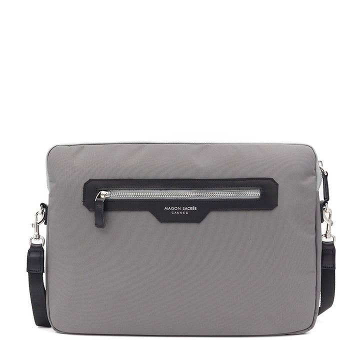 Èze Grey 15"-16" Laptop Sleeve for wholesale by Maison Sacrée