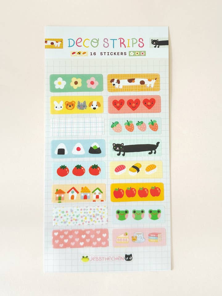Planner & Calendar Stickers | Deco Strips for wholesale by Jessthechen