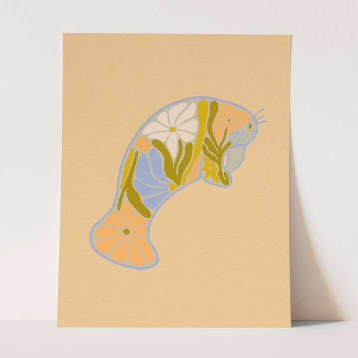 Lamantino Floreale - Stampa per la vendita all'ingrosso da parte di The SoulShine Co.