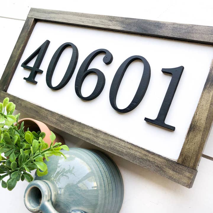 WillowBee Signs & Designs - Wholesale Sign - Zip Code Sign - Customizable