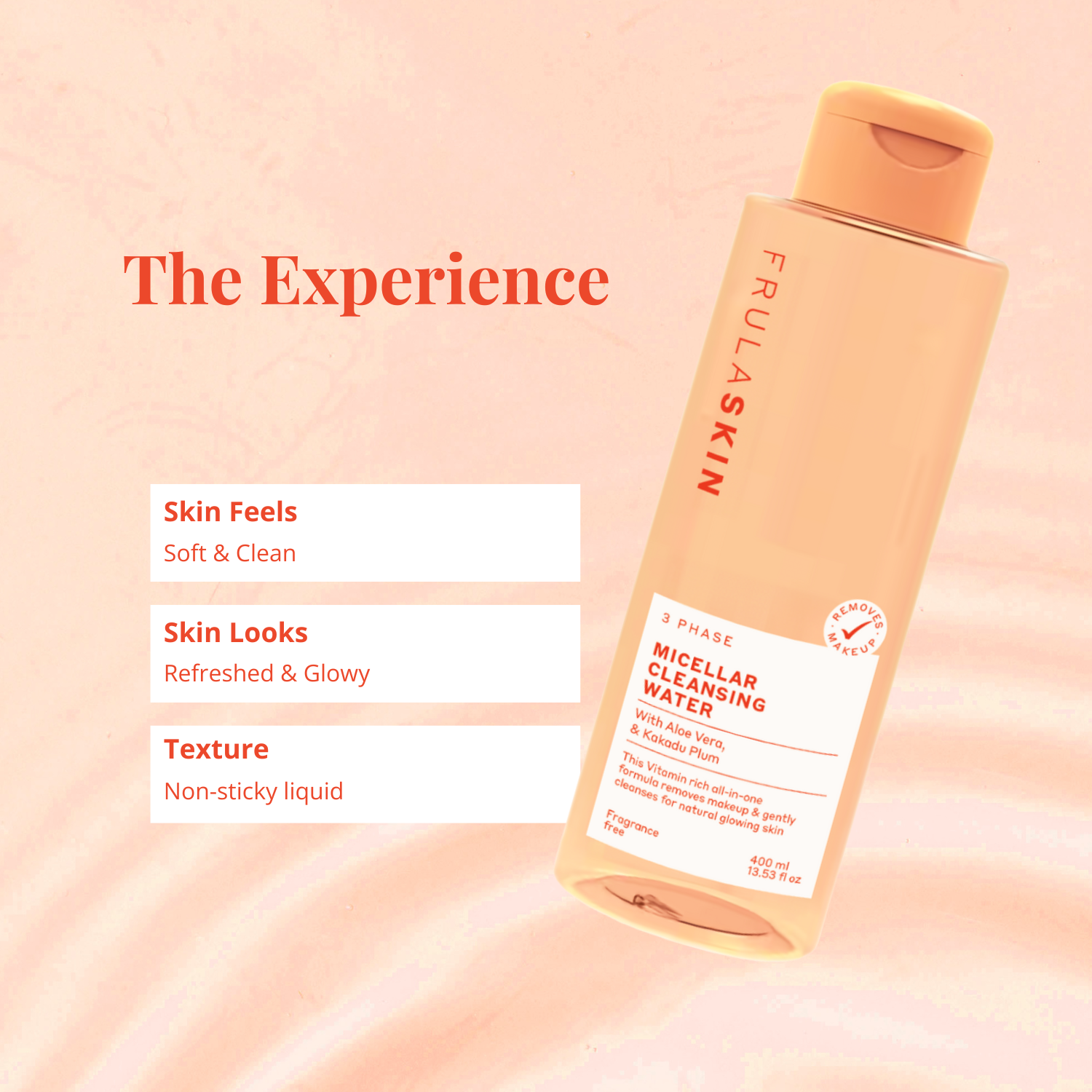 FRULA BEAUTY (The Clean Beauty Company Limited) – wholesale Facial cleanser – Frula - 3 Phase Micellar Cleansing Water3