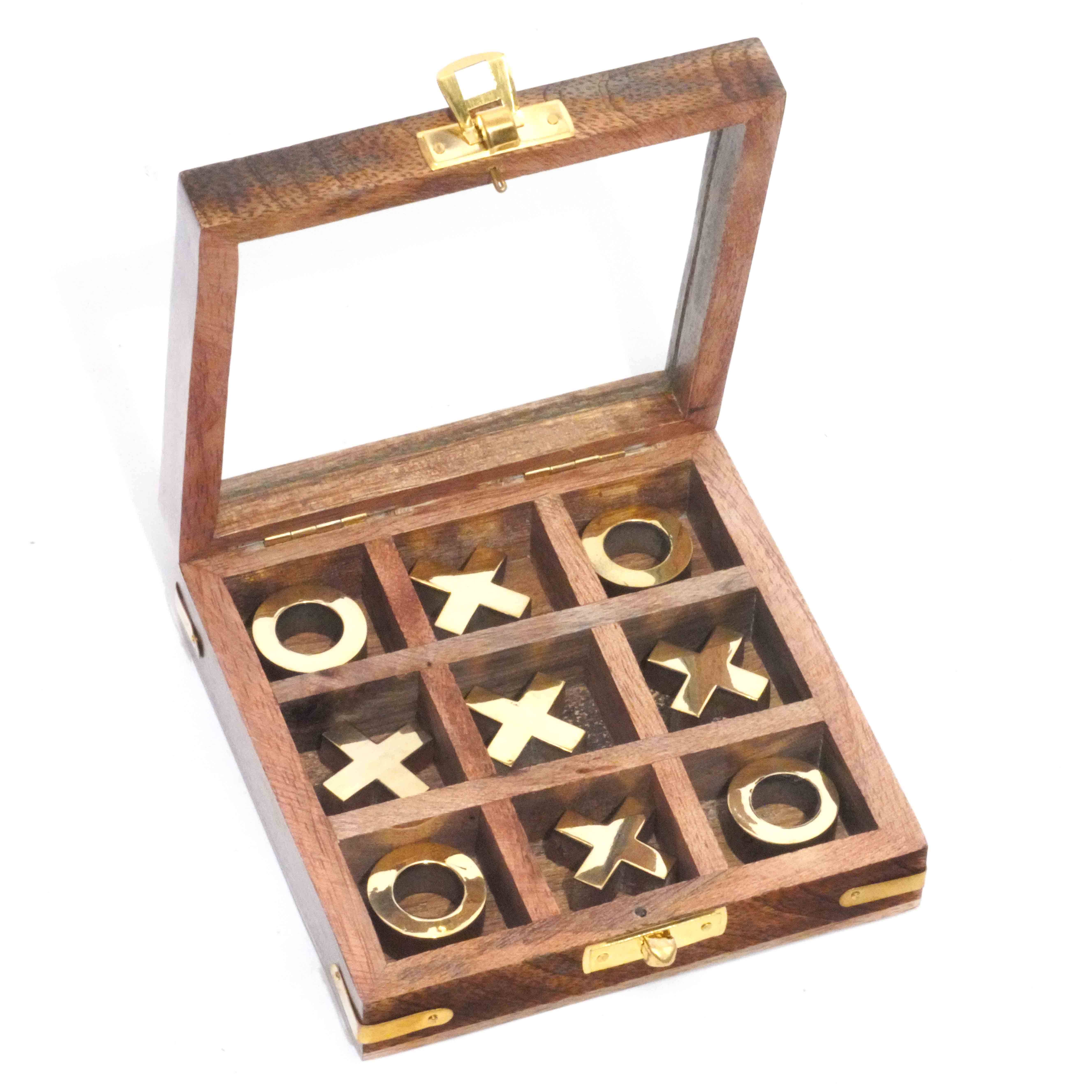 R. Expo/Song of India - Wholesale Decorative Box - Tic Tac Toe in Box0