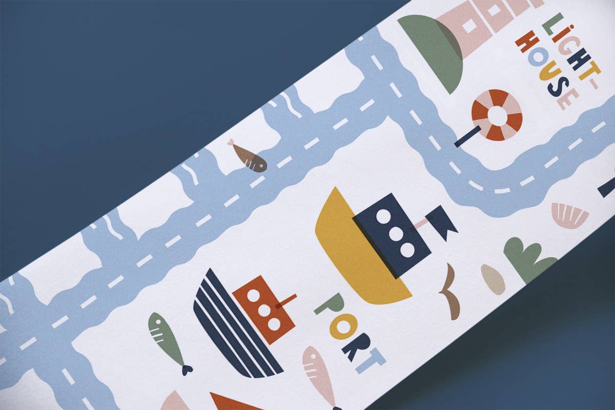 Scrollino - Venta al por mayor Libro para colorear y cuaderno de actividades - Niños y bebés - Libro creativo para niños - Scrollino TOUR OCÉANO6