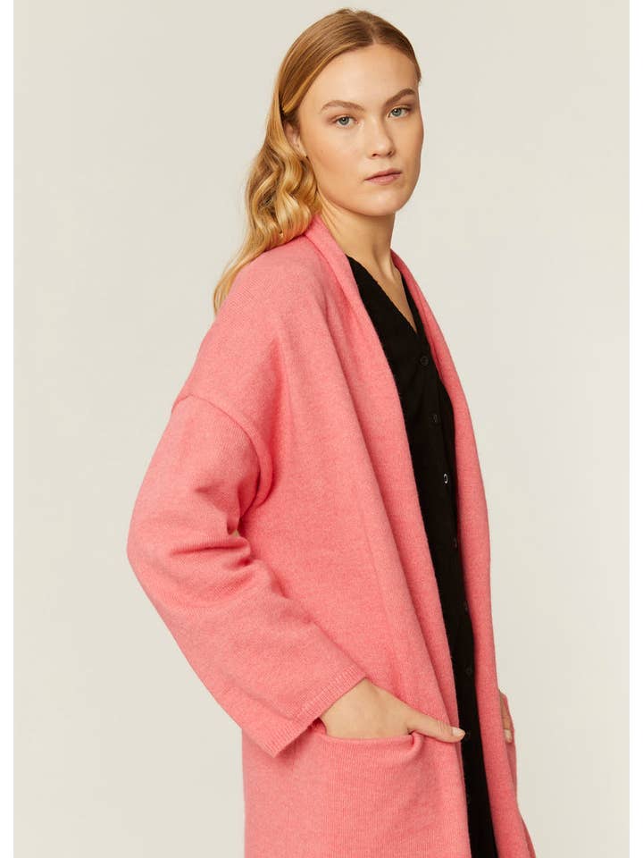 Pepaloves - Wholesale Cardigan - Women's - REBECA PUNTO FINO ROSA1