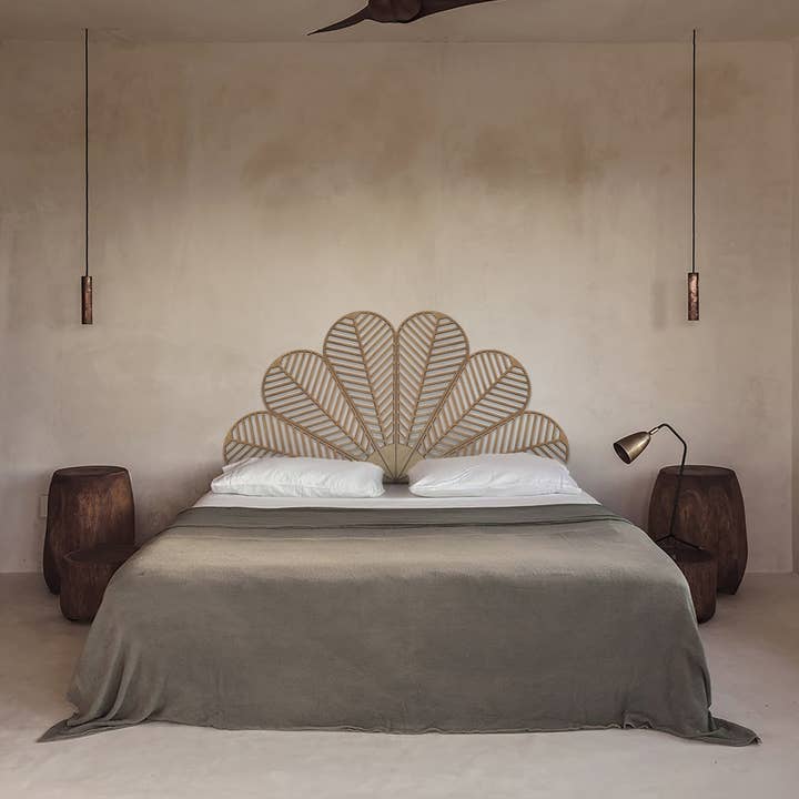 Studio Rima - Wholesale Headboard - Wooden Art Headboard - All sizes - Natural Wood - Bed Board