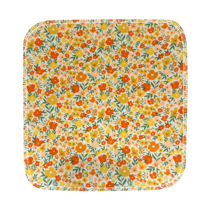 Återanvändbara pappershanddukar--Retro gyllene blommor för wholesale av Porter Lee's