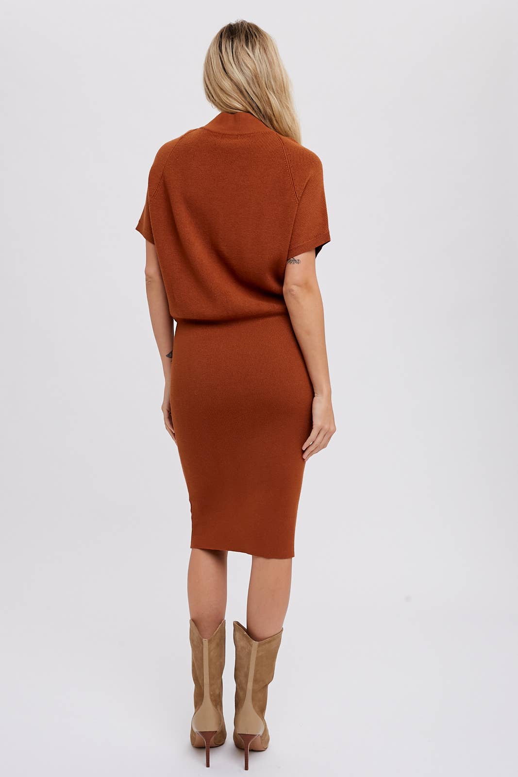 Bluivy - Wholesale Dress - Women's - SLOUCH NECK DOLMAN MIDI DRESS35